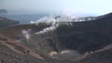 büyük krater vulcano, İtalya
