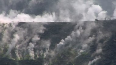 Kükürtlü fumaroles, vulcano, İtalya