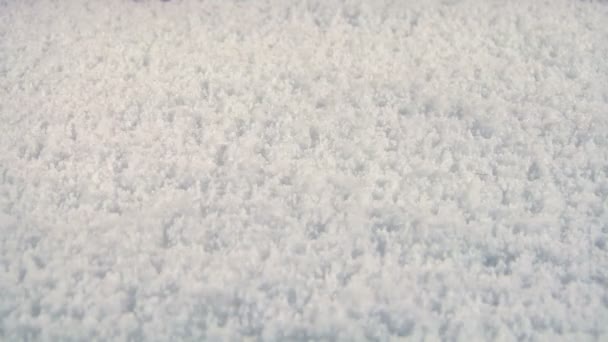 Snö textur 02 — Stockvideo