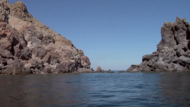 Isola delle Eolie — Video Stock