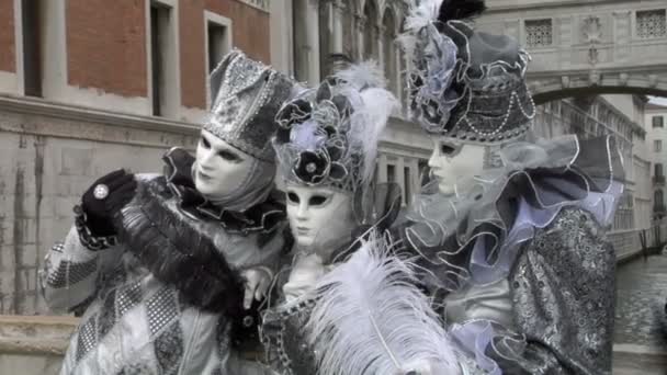 Máscara veneciana — Vídeos de Stock