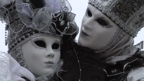 Венецианская маска — стоковое видео