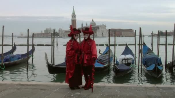 Venezianische Maske — Stockvideo