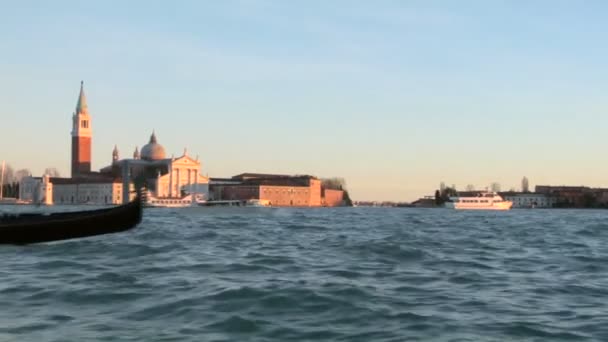 Góndolas de Venecia — Vídeo de stock