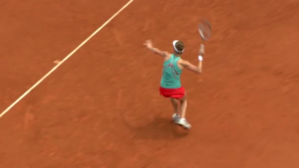 Jeu de tennis fille — Video