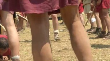 Yeniden ele geçirme sırasında Romalı lejyonerler