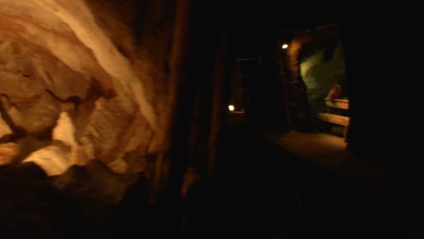 矿井隧道 — 图库视频影像