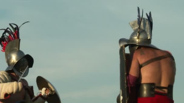 Legionários romanos durante o cerco — Vídeo de Stock