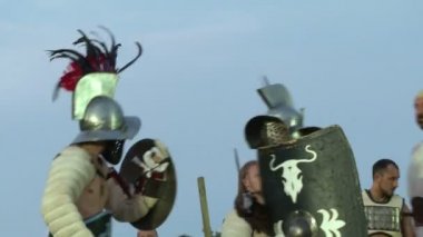 Yeniden ele geçirme sırasında Romalı lejyonerler