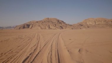 Wadi Rum Çölünde Ay Vadisi Ürdün