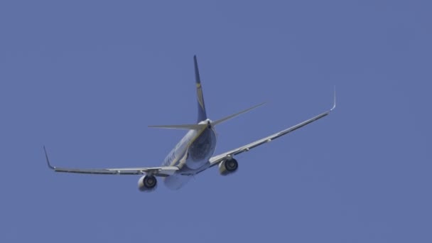 机场Ryanair飞机起飞 — 图库视频影像