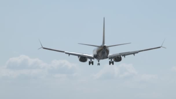 Lotnisko Samolot Lądowania Torrid — Wideo stockowe
