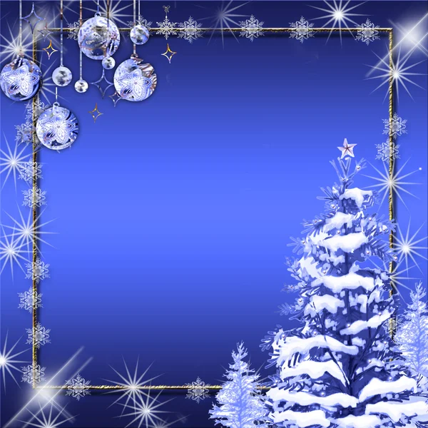 Christmas, New Year's illustration — Stock Photo, Image