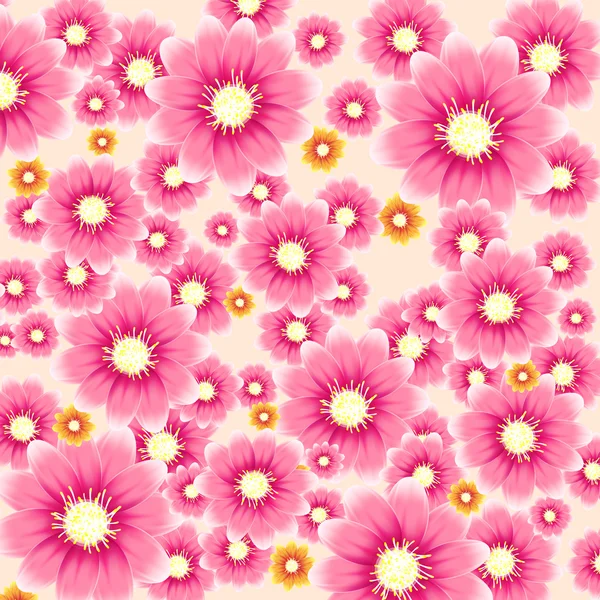 Vector fundo floral rosa —  Vetores de Stock