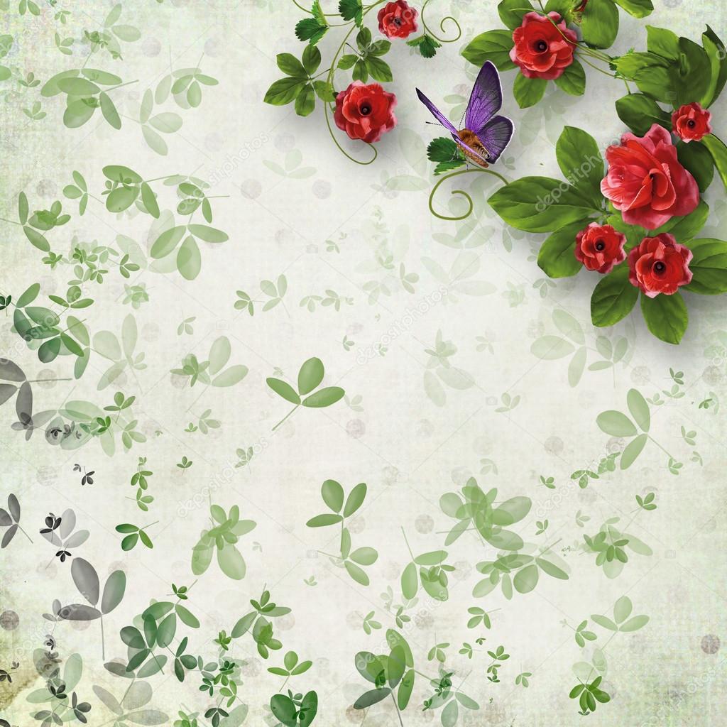 Beautiful floral abstract background