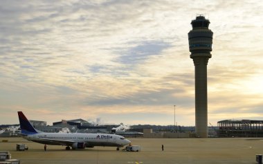 Delta uçak Hartsfield Jackson hub at