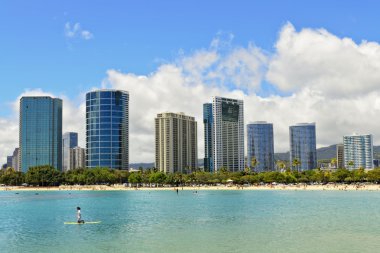 Ala moana beach, oahu, hawaii