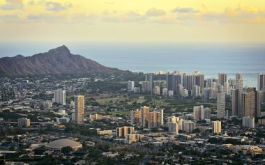Honolulu ve diamond head