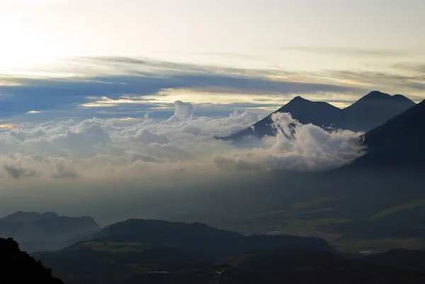 Acatenango vulcano — Fotografia de Stock