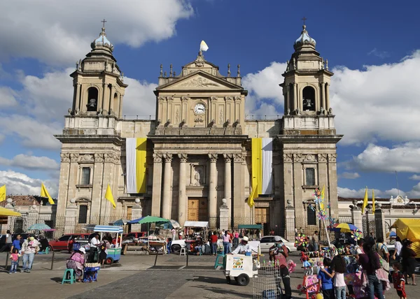 Guatemalské metropolitní katedrála — Stock fotografie