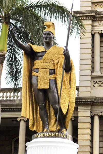Koning kamehameha standbeeld — Stockfoto