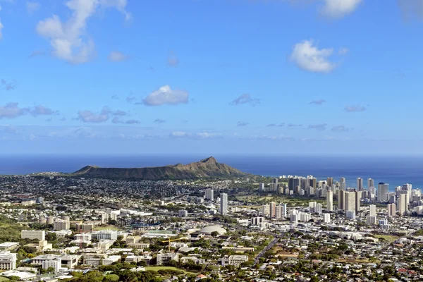 Honolulu en diamond head — Stockfoto