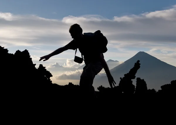 Volcano hiker