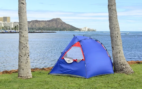 ハワイでポップ テント ストック写真
