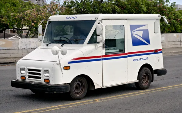 Postai teherautó — Stock Fotó