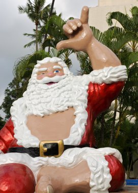 Hawaiian santa