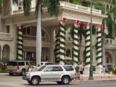 Moana surfrider hotel waikiki Plajı hawaii at