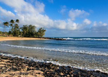 Poipu Beach Kauai Hawaii clipart
