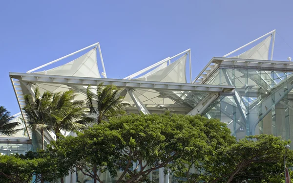 하와이 컨벤션 센터 아키텍처 — 스톡 사진