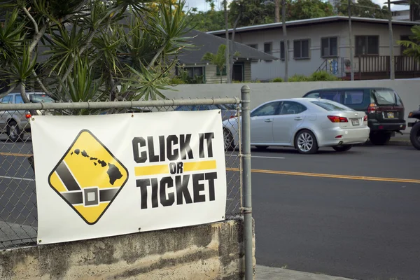 Click it or ticket — Stock Photo, Image
