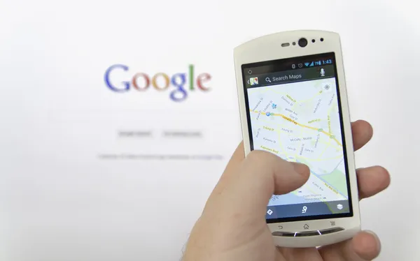 Google Maps — Foto de Stock