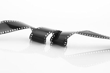 Close-up of a roll 35 mm photographic film