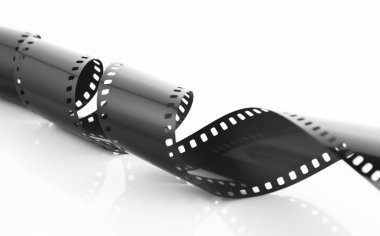 Close-up of a roll 35 mm photographic film