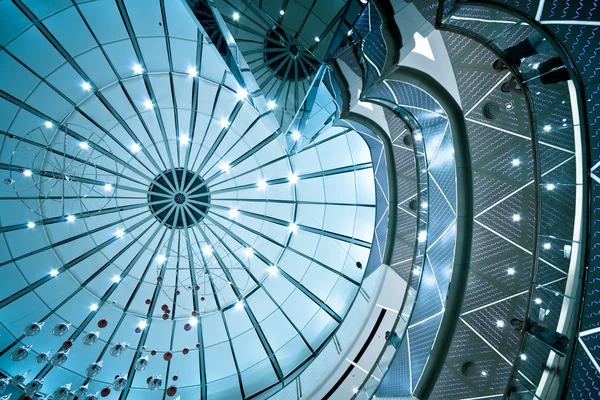 Modern roof inside office center — Stock Photo, Image