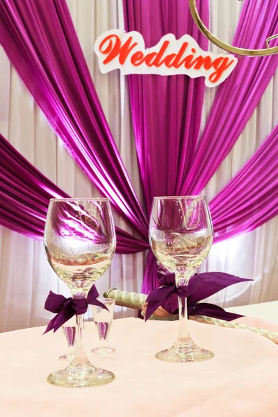 Boda banquete mesa detalles — Foto de Stock