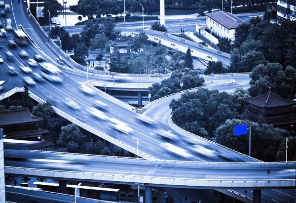 Eine Ecke des Stadtverkehrs — Stockfoto