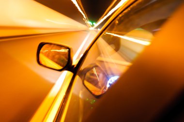 Araba tünelde Hareket Bulanıklığı