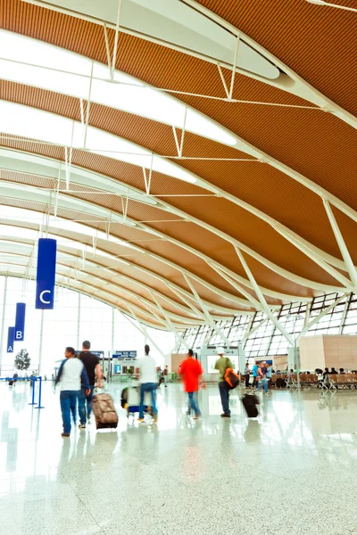 Interior de la arquitectura moderna en shanghai aeropuerto . —  Fotos de Stock
