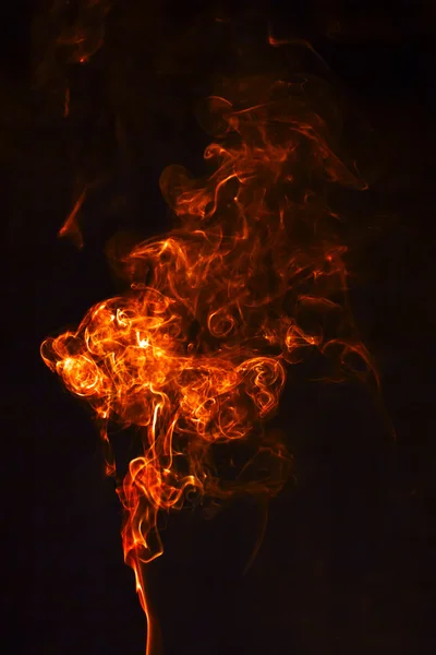 Fumaça Fiery — Fotografia de Stock