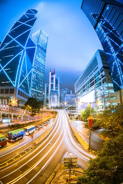 风景秀丽的城市的夜晚 — 图库照片