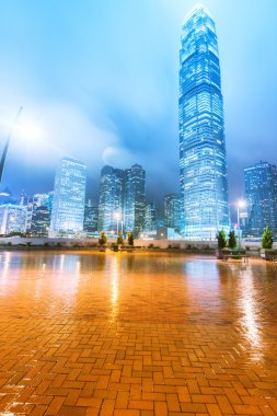 hongkong c modern binanın arka ışık rotaları