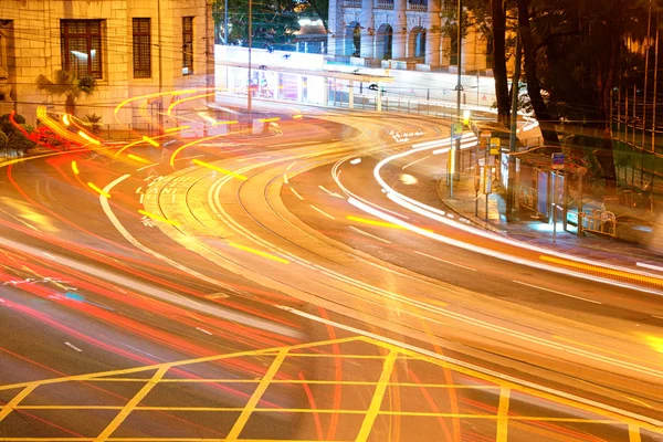 Hermoso paisaje de la ciudad por la noche — Foto de Stock