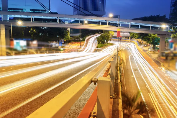 Schöne Landschaft der Stadt bei Nacht — Stockfoto