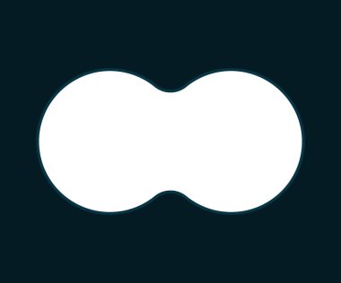 Görüş dürbünü, görüş hedefi. Dürbünden bak. Genel Görünüm, Arama Vektörü illüstrasyonu