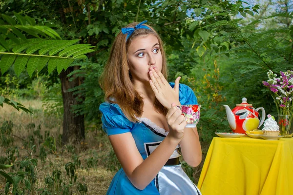 Alice im wunderland — Stockfoto