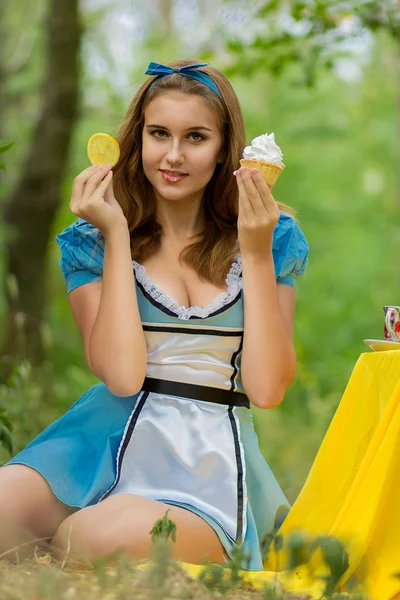 Alice im wunderland — Stockfoto